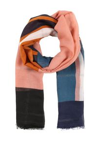 Pieces, Damen Schal 'PCTASSELO', Dunkelorange / Rosé / Schwarz