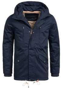 INDICODE JEANS, Herren Parka ' Chance ', Dunkelblau