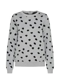 V&eacute;ro Moda VERO MODA, Damen Pullover, Grau / Schwarz