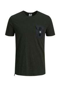 Jack & Jones JACK & JONES, Herren T-Shirt, Dunkelgr&uuml;n / Schwarz