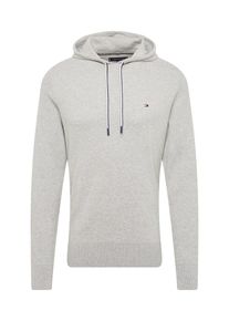 Tommy Hilfiger, Herren Pullover 'COTTON MESH STRUCTURED HOODY', Graumeliert
