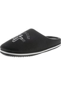 Tom Tailor, Herren Pantoffeln, Grau / Schwarz / Weiß
