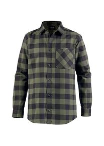 Jack Wolfskin, Herren Funktionshemd 'Red River', Dunkelgr&uuml;n / Schwarz