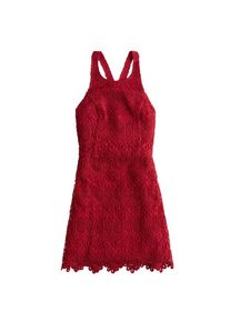 Hollister, Damen Kleid 'BARE LACE DRESS', Rot