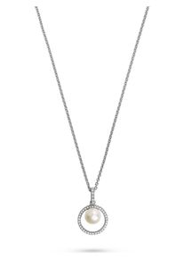 C-Collection, Damen Kette, Silber / Weiß