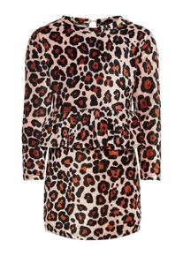 name it, Mädchen Kleid, Cognac / Puder / Schwarz
