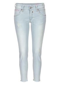 Herrlicher, Damen Slim-fit-Jeans 'TOUCH CROPPED', Hellblau