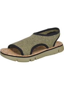 Camper, Damen Oruga Sandalen, Grünmeliert
