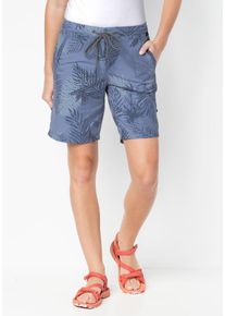 Jack Wolfskin, Damen Shorts 'POMONA PALM SHORTS', Rauchblau