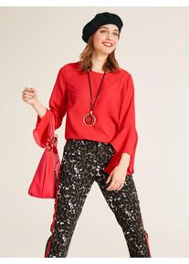Heine, Damen Bluse, Rot