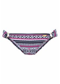 Lascana, Damen Bikini-Hose, Grau / Pink