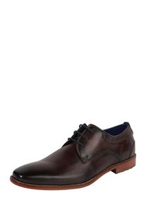 Bugatti, Herren Schnürschuhe im Vintage-Look, Dunkelbraun