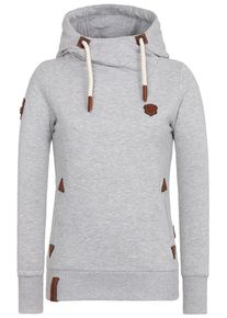 Naketano, Damen Hoody 'No More Pain', Graumeliert