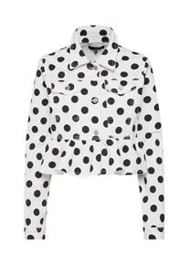 Missguided, Damen Jacke, Schwarz / Weiß