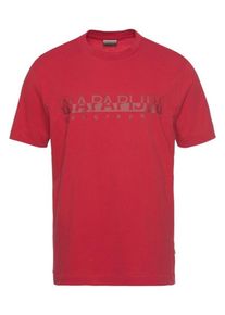 Napapijri, Herren Shirt 'Sevora', Rot