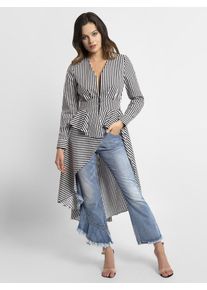 Apart, Damen Bluse, Schwarz / Weiß