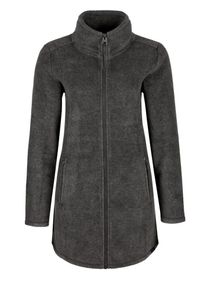 Q/S Designed By, Damen Fleecejacke, Schwarzmeliert