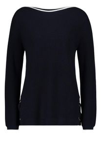 BETTY & CO Betty & Co, Damen Pullover, Ultramarinblau / Wei&szlig;