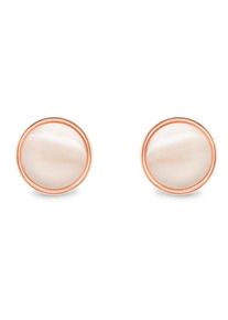 JOOP!, Damen Ohrstecker '2023457', Rosegold / Perlweiß