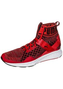 Puma, Herren Sneaker 'Ignite evoKNIT', Rot / Schwarz
