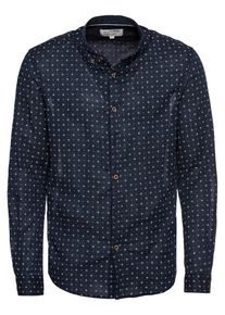 Tom Tailor, Herren Hemd 'summery light cotton shirt', Dunkelgrau