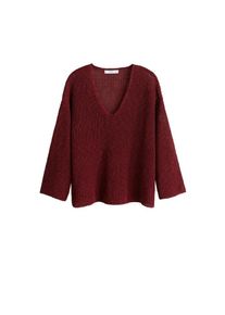 Mango, Damen Pullover 'Planeta', Rubinrot