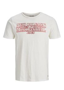 Jack & Jones JACK & JONES, Herren T-Shirt, Rot / Weiß