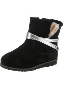 Emu AUSTRALIA, Mädchen Winterstiefel 'ANNAN', Schwarz / Silber