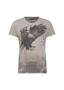 Key Largo, Herren T-Shirt 'MT EAGLE round', Grau