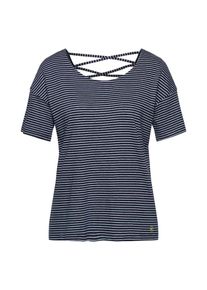 EDC by Esprit, Damen T-Shirt 'SG-058CC1K081', Navy