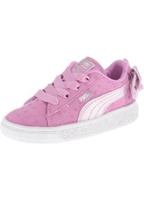 Puma, M&auml;dchen Sneakers 'Suede Bow Dots AC INF', Lila / Rosa