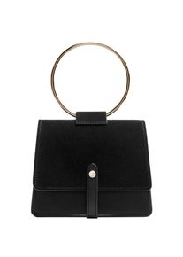Violeta by Mango, Damen Tasche 'Genop', Gold / Schwarz
