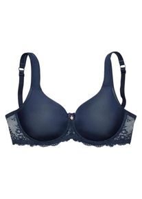 Lascana, Damen Spacer-T-Shirt-BH, Taubenblau