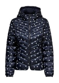 Only, Damen Jacke 'Demi', Nachtblau / Weiß