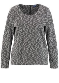 SAMOON, Damen Shirt, Schwarz / Weiß