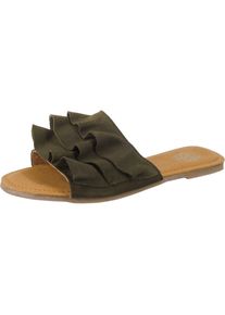 Apple of Eden, Damen Pantolette 'Shelby', Khaki