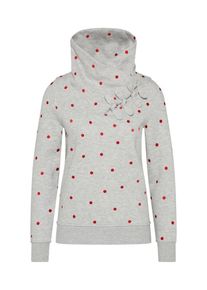 Only, Damen Pullover 'LISA BOW HIGHNECK', Hellgrau