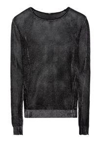 tigha, Herren Pullover 'Walton Jaquard', Grau / Schwarz