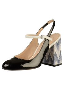 Mellow Yellow, Damen Pumps, Beige / Schwarz