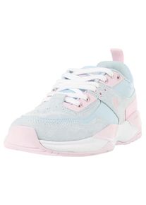 DC Shoes, Damen Sneaker 'E.Tribeka', Hellblau / Pastellpink / Weiß