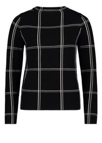 BETTY & CO Betty & Co, Damen Pullover, Schwarz / Wei&szlig;