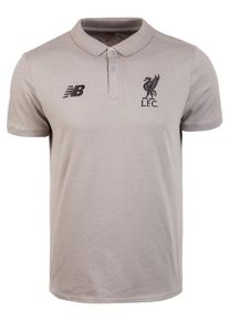 New Balance, Herren Poloshirt 'FC Liverpool', Taupe