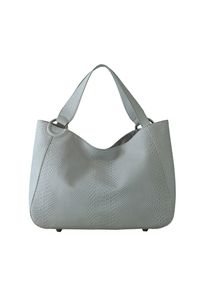 Silvio Tossi, Damen Handtasche, Hellgrau