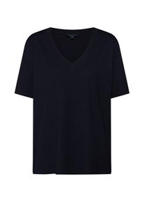 Selected Femme, Damen Shirt 'SLFSTANDARD SS V-NECK TEE', Schwarz