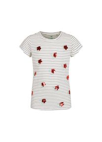WE Fashion, Mädchen T-Shirt VEERLE mit Wendepailletten für Mädchen, Schwarz / Weiß