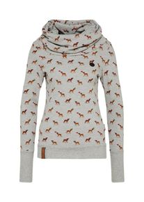 Naketano, Damen Sweatshirt, Braun / Graumeliert