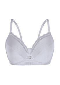 Sassa Mode Sassa, Damen BH 'Pure Stripe', Taubenblau / Weiß