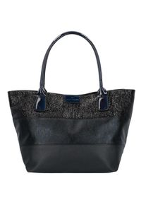 Tom Tailor, Damen Schultertasche 'MIRI MIRROR', Schwarz
