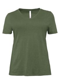 sheego Basic, Damen T-Shirt, Khaki