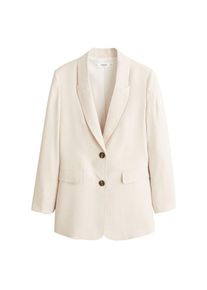 Mango, Damen Blazer 'Meryl', Creme